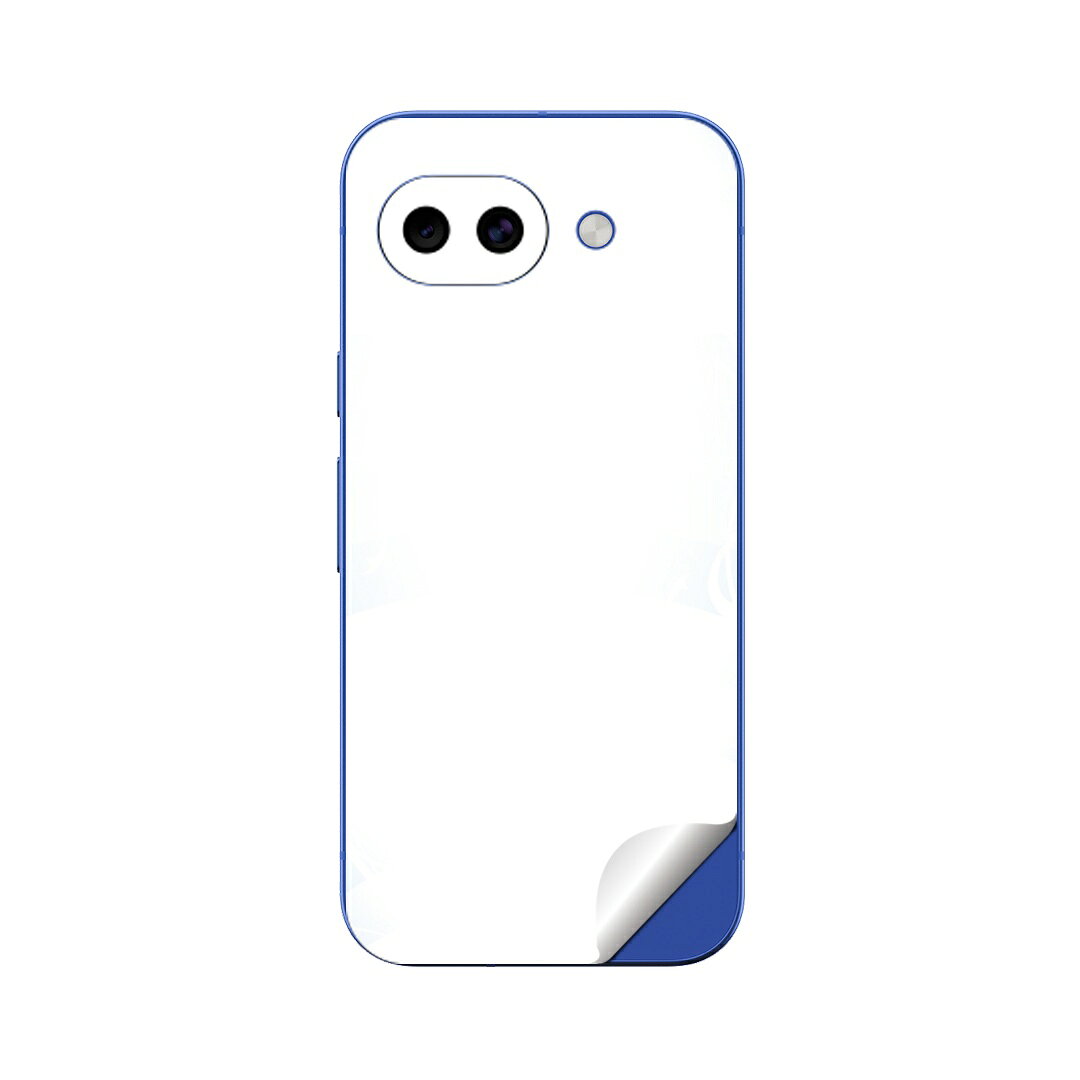 Google Pixel 10/10a/10 Pro/10 Pro XL/10 Pro Fold 対応 スキンシール きせかえ 背面 保護 カバー ステッカー スマホ おしゃれ 貼るだけ 同柄2枚入り igsticker シンプル　模様　青 001783