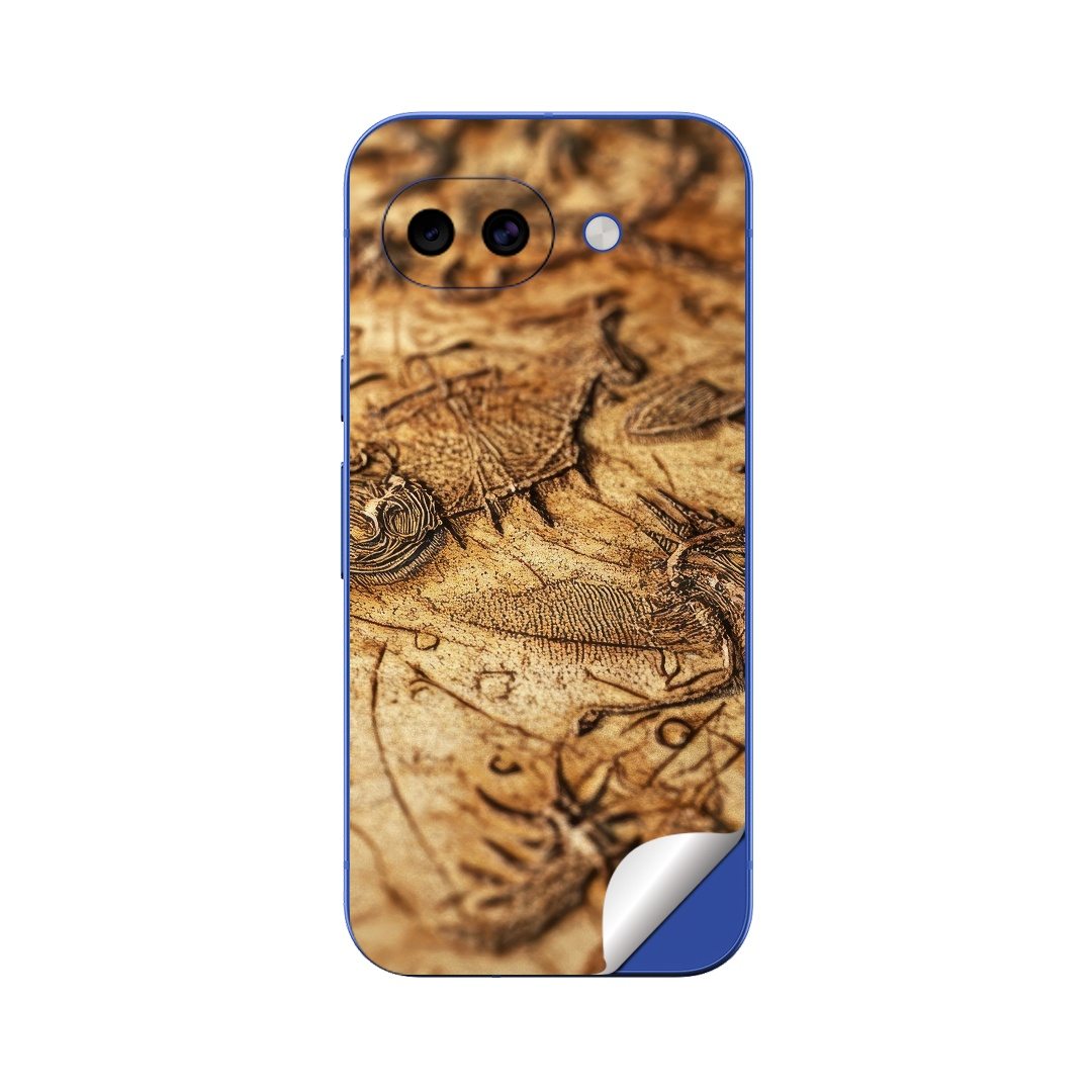 Google Pixel 10/10a/10 Pro/10 Pro XL/10 Pro Fold 対応 スキンシール きせかえ 背面 保護 カバー ステッカー スマホ おしゃれ 貼るだけ 同柄2枚入り igsticker ヴィンテージ 地図 古地図 037759