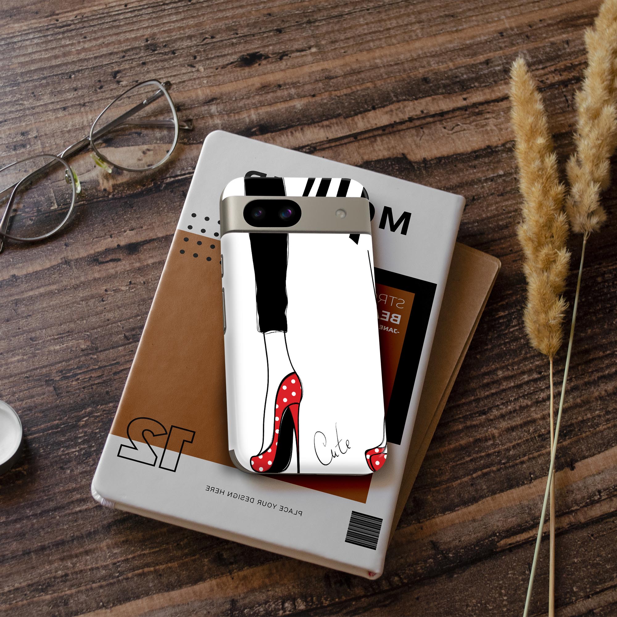 Pixel 8a 用 スキンシール pixel8a 全面スキンシール フル 背面 側面 ステッカー 保護シール 2枚入り ファッション　おしゃれ　靴　014324