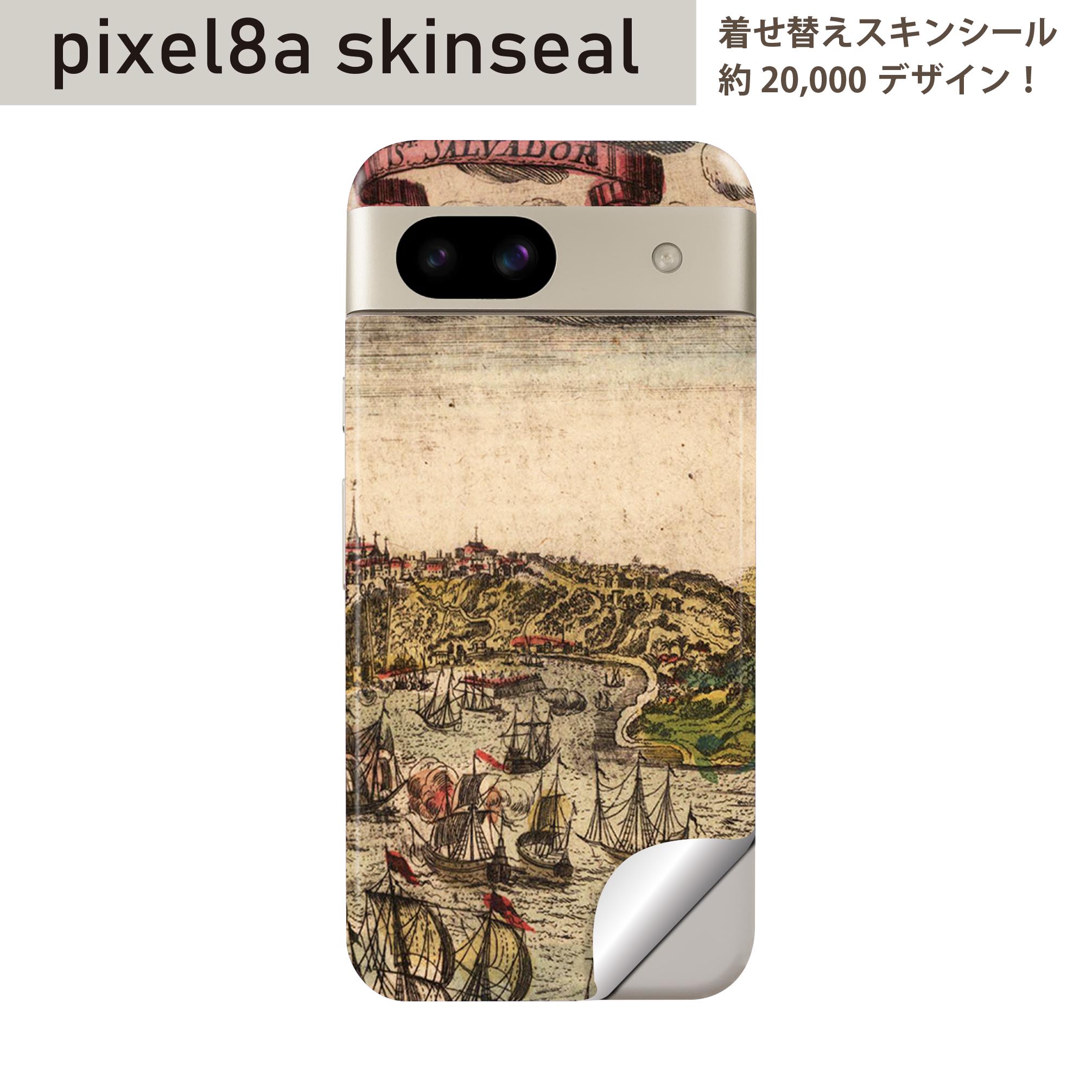 商品特徴・貼るだけでおしゃれに簡単着せ替え、スマホ用デザインスキンシール！・高精細プリントで写真と遜色のない仕上がり！半光沢シートはしっとりツヤのある表現力！・ちょっとしたすり傷からスマホを保護！・「裸で持つ派」の人にはもちろん、シールの上からバンパーやクリアケース付けてもOK！・接着部はエアフリー素材で気泡の心配も軽減！・再剥離素材なので貼り付け時の調整も安心！注意事項画像はサンプルですので、ご覧の環境によっては多少色味に違いを感じる場合がございます。 イメージと違った、モニターと色味が異なるという理由での交換や返金はご対応出来かねます。スキンシールのみの販売でスマートフォン本体・クリアケースは付属しません。端末の角に丸みがあるなどの理由で、機種によっては端末のサイズより少し小さめにカットしています。また、貼付時のずれやカメラ周りの凹凸を考慮して、カメラ穴等は少し大きめにカットしています。そのため、貼付の際はカメラ穴を基準に位置を合わせてください。初回貼付時の位置調整や貼り直しは可能ですが、しっかりと押し付けて接着させた後の再剥離、再利用は保証しておりません。スキンシールは背面のみです。側面や表面用のシールは含まれません。こちらは無地のセミグロスシートにデザインをプリントした商品で、デコなどの加工はございません。 凹凸や光沢があるように見えたり布地や金属を素材にしたように見える商品もありますが、デザインの図版によるものです。印刷時に微妙な画像のズレやカメラ穴の位置にわずかなズレが生じる場合がございます。ご注文後に1点1点制作する受注生産品のため、不良品以外のご返品や交換は固くお断り致します。 機種の選択間違いも保証対象外となりますため、ご注文の際は必ず機種をご確認下さい。発送について完全受注生産のハンドメイド商品となりますので、既製品と比べて発送までお時間を頂いています。 基本的に決済確認後、最大で10営業日での発送となります。繁忙期や休業日明けの場合はさらに時間がかかる場合があります。 その際には別途メールにてご連絡致します。メール便の場合、発送日から到着までに2?4日ほどかかる場合が多く、紛失などの保障もご対応できかねます。あらかじめご了承下さい。