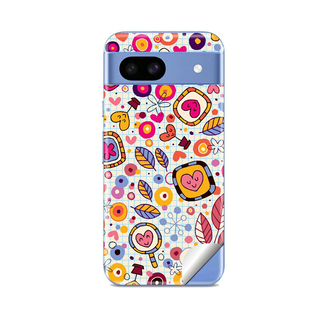 Google Pixel 8 シリーズ対応の専用スキンシール。20,000柄以上から選べる、まとうデザイン。同柄2枚入りなので、貼り直しや気分に合わせた貼り替えにも余裕があります。モデル：Google Pixel 8a