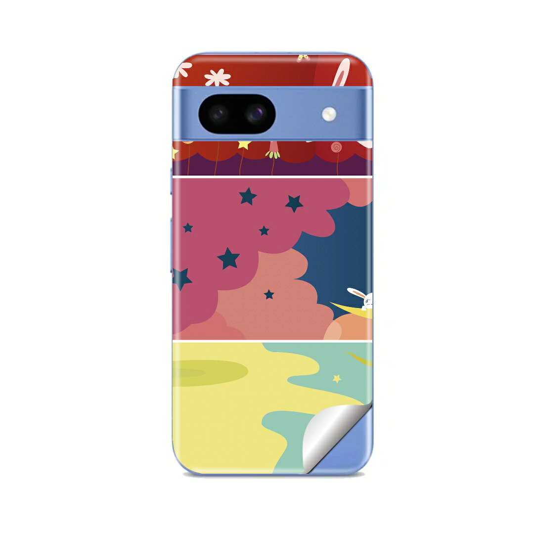 Google Pixel 8 シリーズ対応の専用スキンシール。20,000柄以上から選べる、まとうデザイン。同柄2枚入りなので、貼り直しや気分に合わせた貼り替えにも余裕があります。モデル：Google Pixel 8a