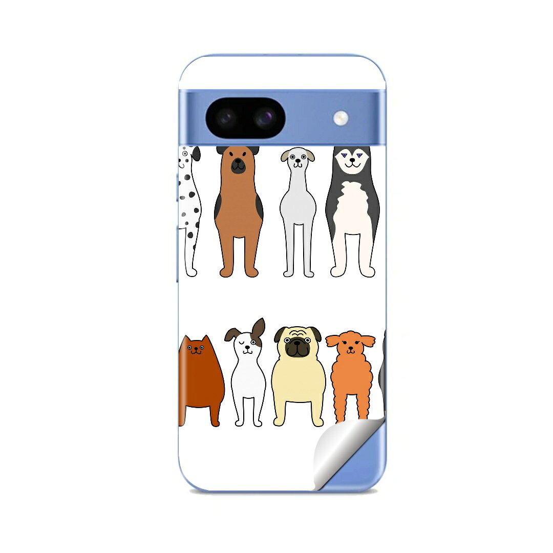 Google Pixel 8 シリーズ対応の専用スキンシール。20,000柄以上から選べる、まとうデザイン。同柄2枚入りなので、貼り直しや気分に合わせた貼り替えにも余裕があります。モデル：Google Pixel 8a