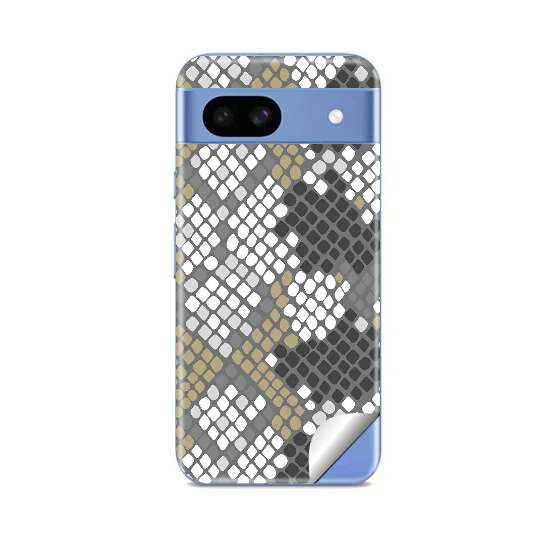 Google Pixel 8 シリーズ対応の専用スキンシール。20,000柄以上から選べる、まとうデザイン。同柄2枚入りなので、貼り直しや気分に合わせた貼り替えにも余裕があります。モデル：Google Pixel 8a