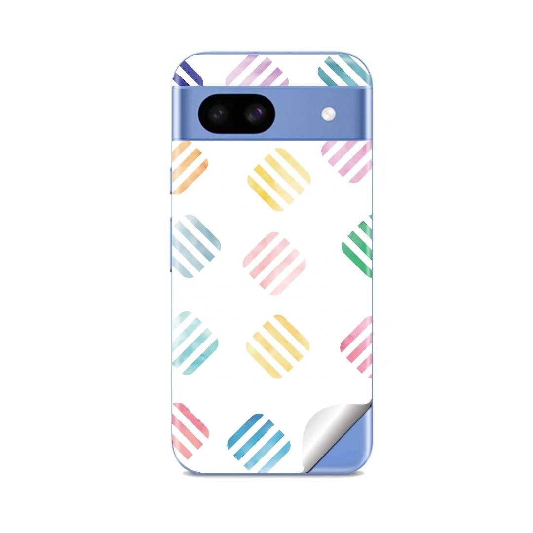 Google Pixel 8 シリーズ対応の専用スキンシール。20,000柄以上から選べる、まとうデザイン。同柄2枚入りなので、貼り直しや気分に合わせた貼り替えにも余裕があります。モデル：Google Pixel 8a