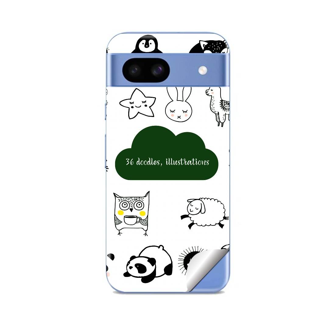 Google Pixel 8 シリーズ対応の専用スキンシール。20,000柄以上から選べる、まとうデザイン。同柄2枚入りなので、貼り直しや気分に合わせた貼り替えにも余裕があります。モデル：Google Pixel 8a