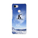 Pixel 3 専用 ハードケース ピクセル3 igcase スマホカバー カバー ケース pc ハードケース 001174 スポーツ スノーボード 雪 スポーツ