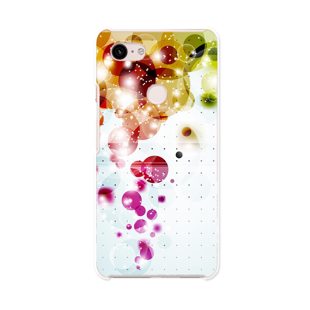Rakuten - Pixel 3XL Google pixel3xl グーグル ピクセル3XL simfree SIMフリー スマホ カバー ケース スマホケース スマホカバー PC ハードケース 002118 カラフル　キラキラ