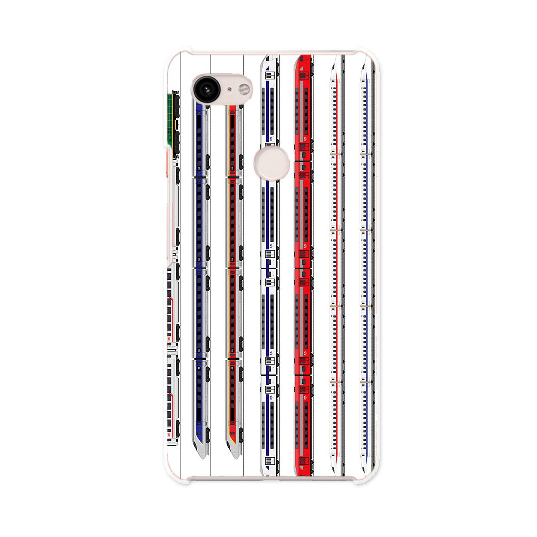 Pixel 3XL Google pixel3xl グーグル ピクセル3XL simfree SIMフリー スマホ カバー ケース スマホケース スマホカバー PC ハードケース 013216 乗り物　新幹線　電車