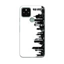 Google Pixel 5 専用ケース ハードケース softbank ソフトバンク igcase スマホカバー カバー ケース 010353 風景 景色 白 黒(2)
