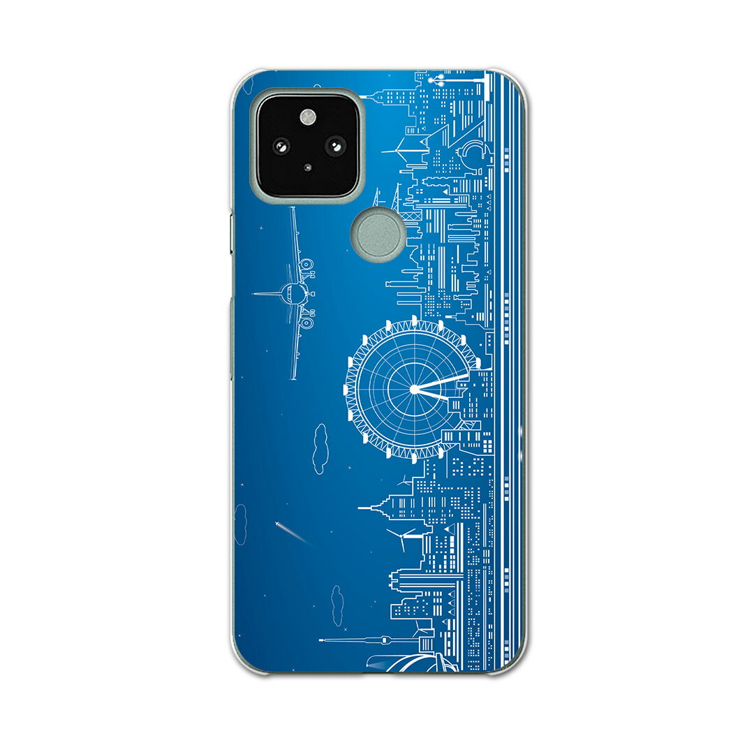 Google Pixel 5 専用ケース ハードケース softbank ソフトバンク igcase スマホカバー カバー ケース 010473 風景　景色　飛行機