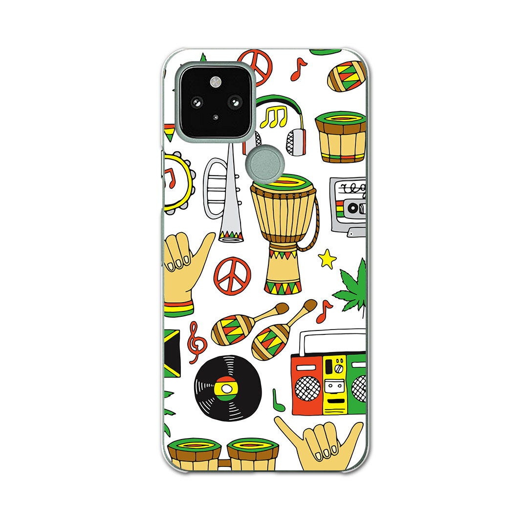 Google Pixel 5 専用ケース ハードケース softbank ソフトバンク igcase スマホカバー カバー ケース 010915 レゲエ　音楽　ミュージック