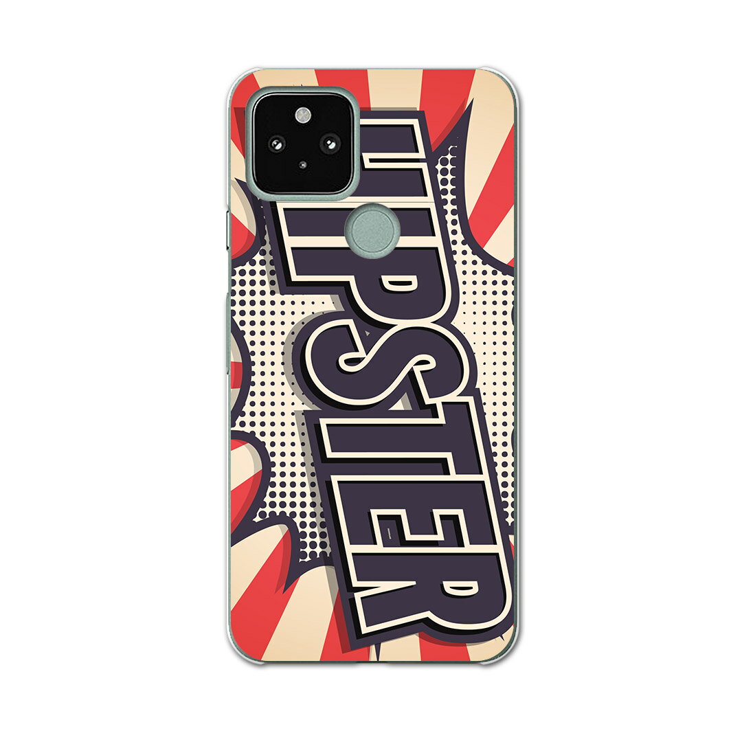 Google Pixel 5 専用ケース ハードケース softbank ソフトバンク igcase スマホカバー カバー ケース 011820 英語　ポップ　文字