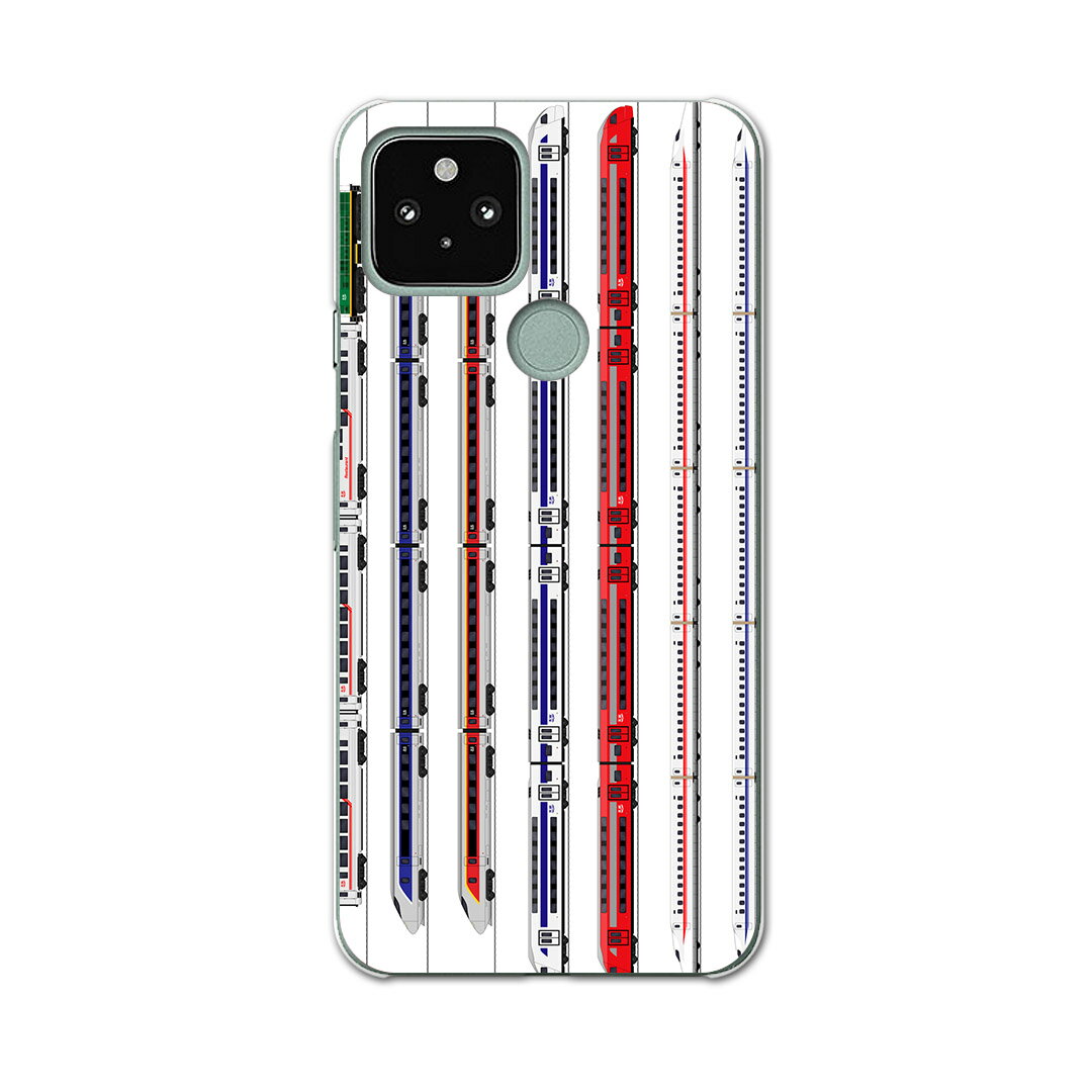 Google Pixel 5 専用ケース ハードケース softbank ソフトバンク igcase スマホカバー カバー ケース 013216 乗り物　新幹線　電車