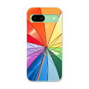 Pixel 8a 用ハード ケース ピクセル8a pixel8a 対応 ケース カバー ハードケース 002496 カラフル 傘