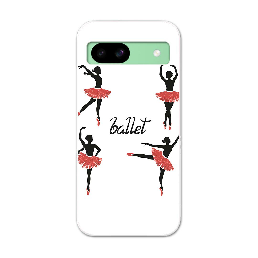 Mobile Phone Cases - Pixel 8a 用ハード ケース ピクセル8a pixel8a 対応 ケース カバー ハードケース 015905 バレリーナ　バレエ　女の子