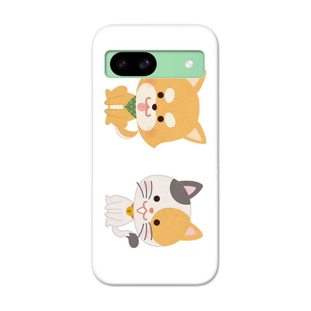 Pixel 8a 用ハード ケース ピクセル8a pixel8a 対応 ケース カバー ハードケース 016075 猫　かわいい