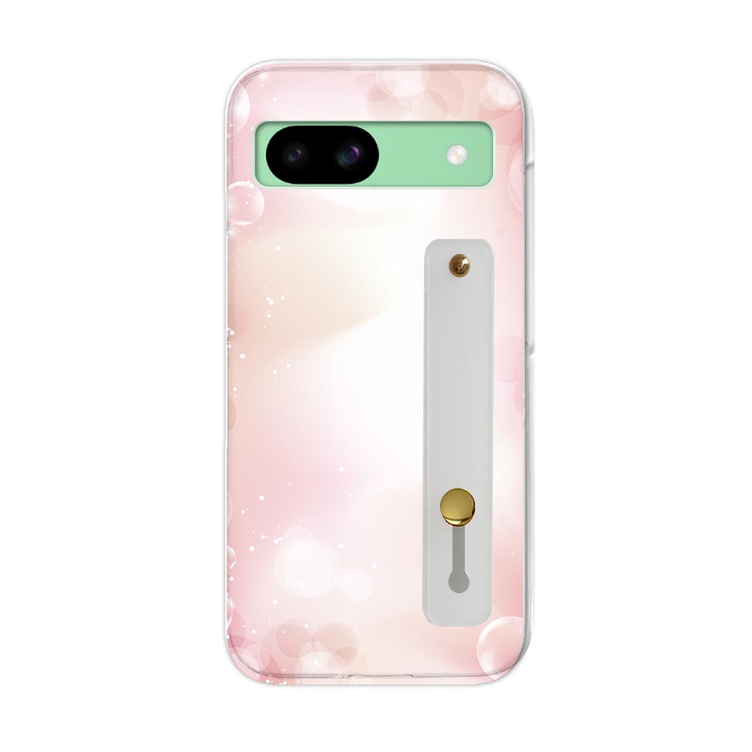 【送料無料】Pixel 8a 用 ハードケース スマホ ベルト付 スマホバンド 落下防止 シリコン スタンド機能付 リング スリム 背面 片手持ち カバー 携帯...