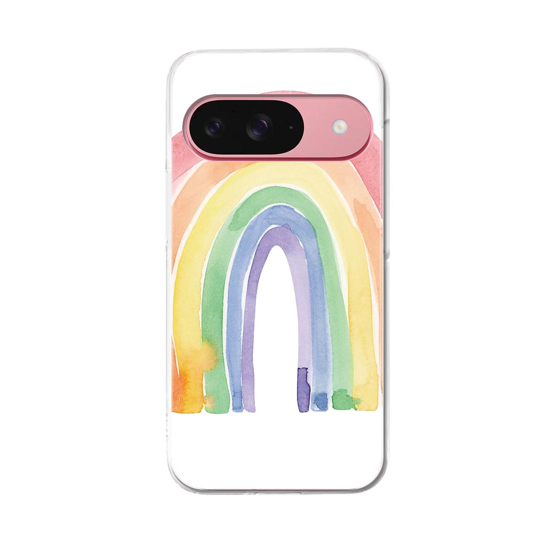 Rakuten - Google Pixel 9 / Pixel 9 pro 共通対応 6.3インチ ハードケース pixel9 pixel9pro 対応 ケース カバー 031716 虹 カラフル 絵具
