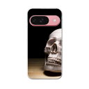 Google Pixel 9 / Pixel 9 pro 共通対応 6.3インチ ハードケース pixel9 pixel9pro 対応 ケース カバー 007989 ドクロ 骸骨 写真 黒 ブラック(2)