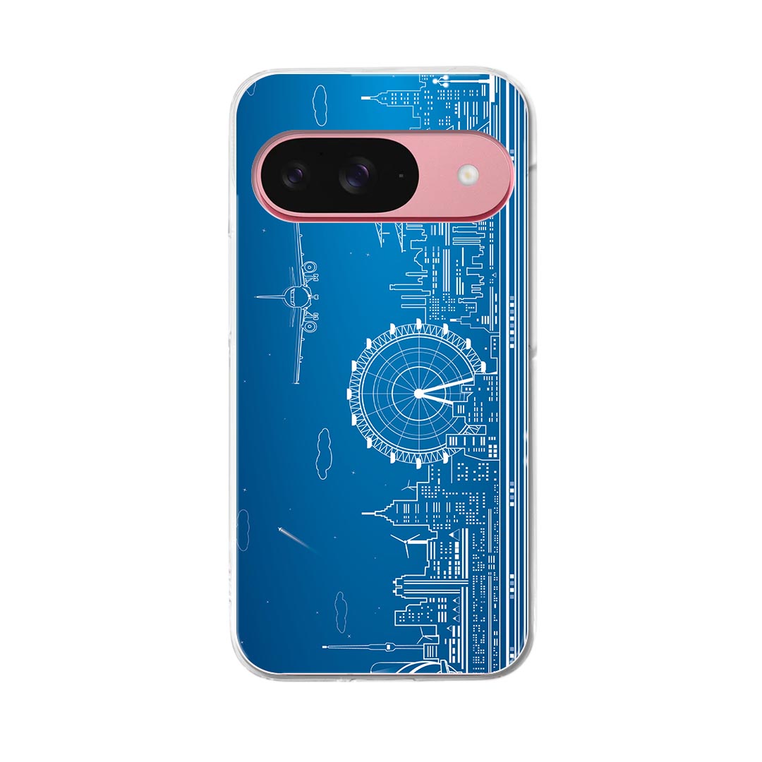 Rakuten - Google Pixel 9 / Pixel 9 pro 共通対応 6.3インチ ハードケース pixel9 pixel9pro 対応 ケース カバー 010473 風景　景色　飛行機