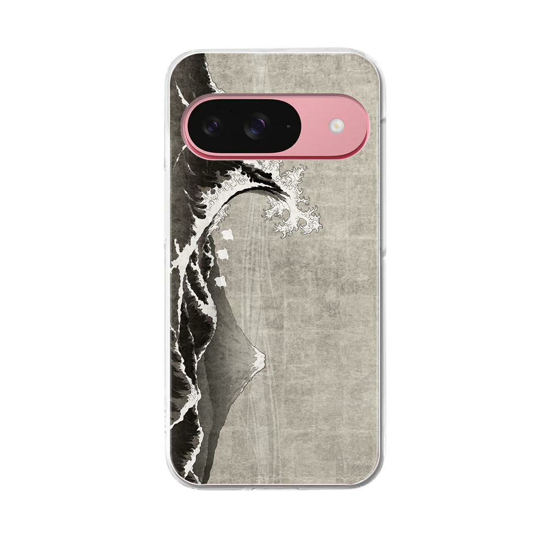 Mobile Phone Cases - Google Pixel 9 / Pixel 9 pro 共通対応 6.3インチ ハードケース pixel9 pixel9pro 対応 ケース カバー 014048 和柄　富士山　海