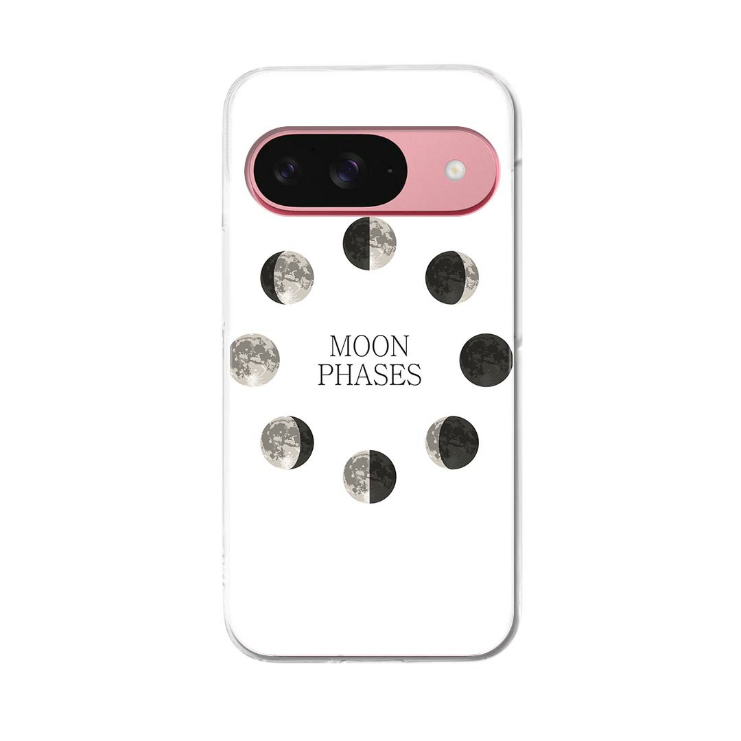 樂天商城 - Google Pixel 9 / Pixel 9 pro 共通対応 6.3インチ ハードケース pixel9 pixel9pro 対応 ケース カバー 016022 月の満ち欠け　宇宙　月
