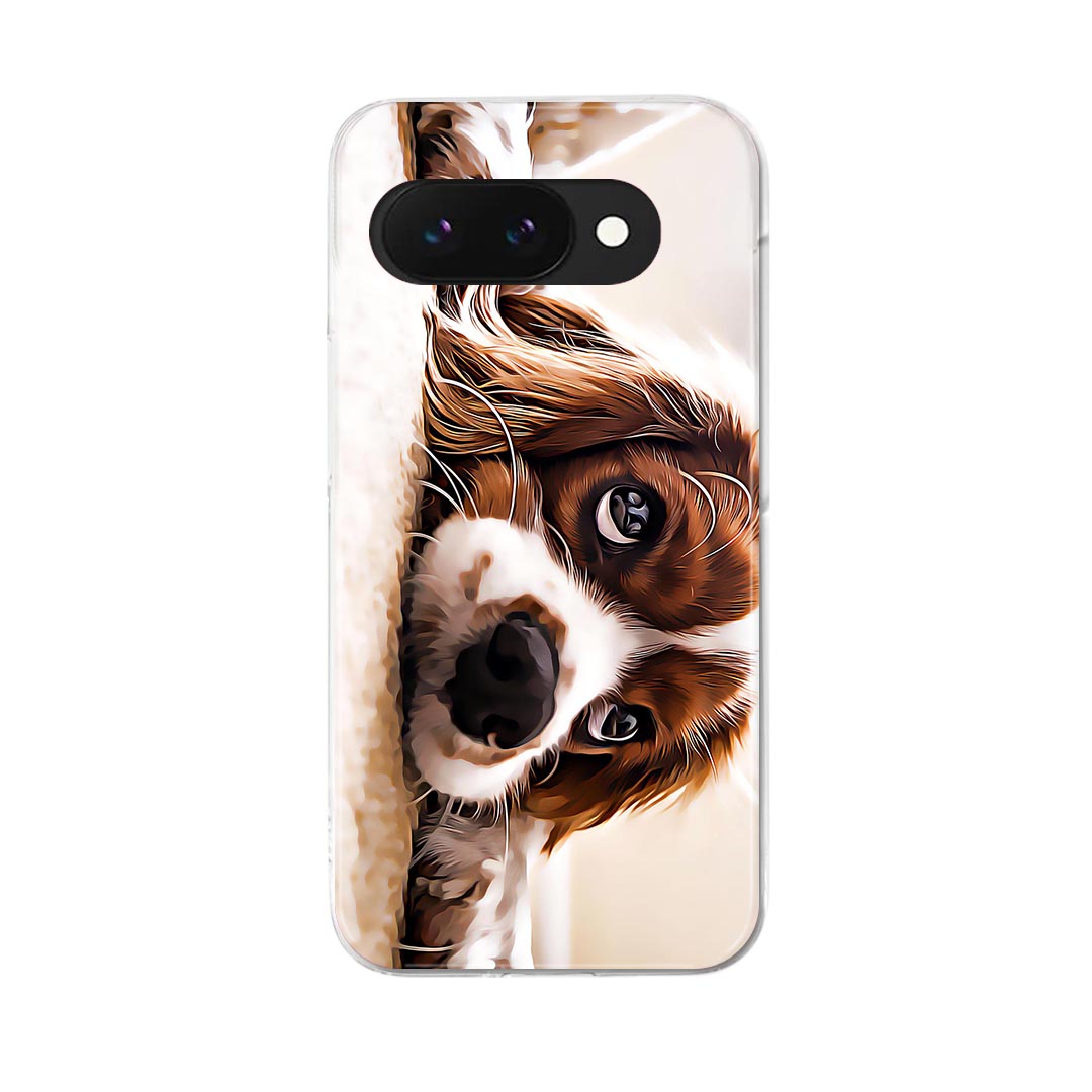 Google Pixel 9a 用 ケース 6.3インチ ハードケース pixel 9a 対応 ケース カバー 022868 犬　写真