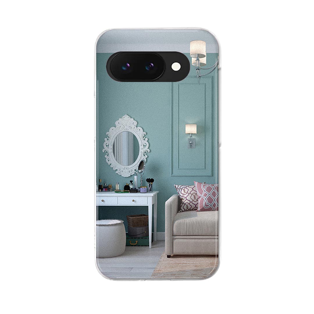 Google Pixel 9a 用 ケース 6.3インチ ハードケース pixel 9a 対応 ケース カバー 025741 インテリア　ソファ