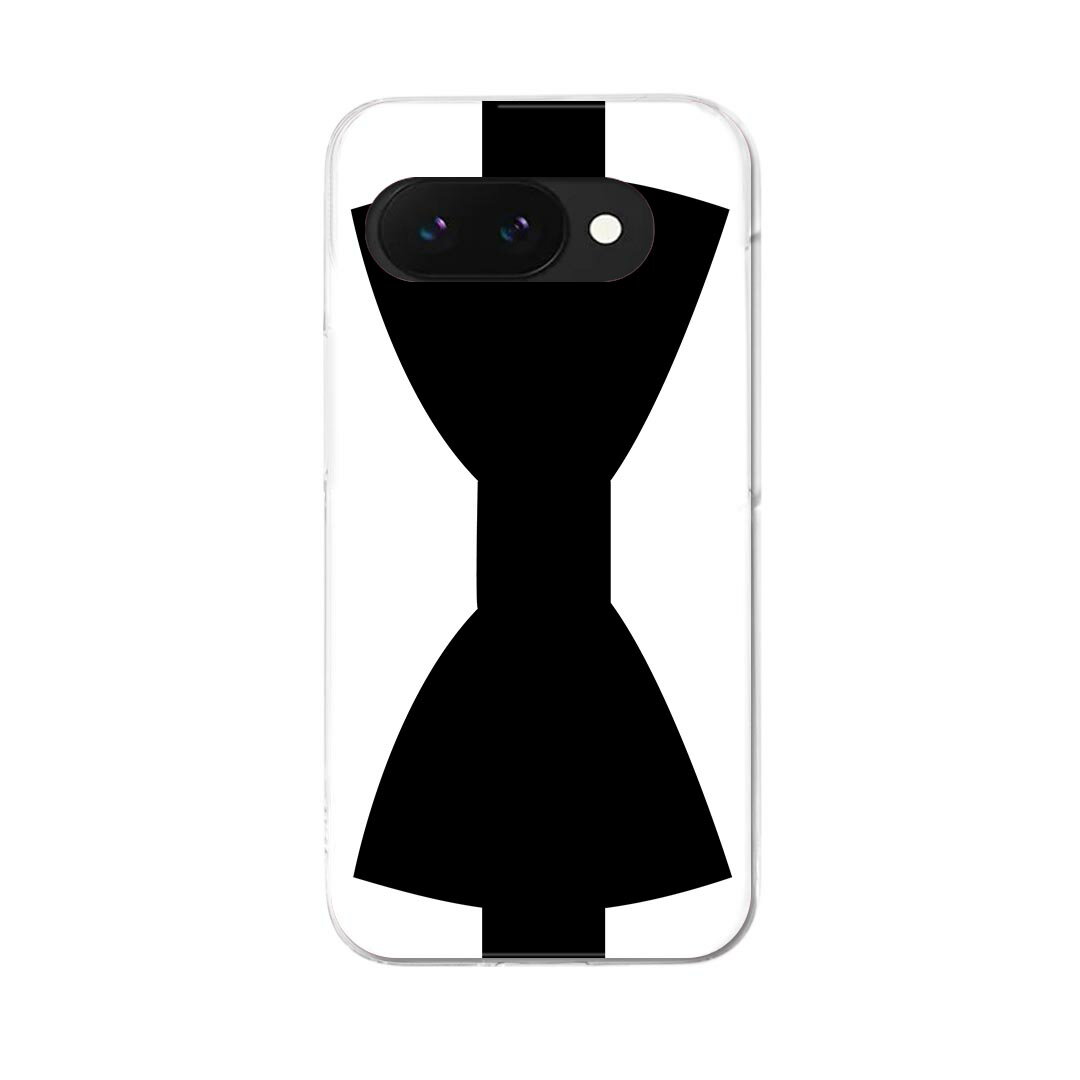 Google Pixel 9a 用 ケース 6.3インチ ハードケース pixel 9a 対応 ケース カバー 026204 リボン 蝶ネクタイ