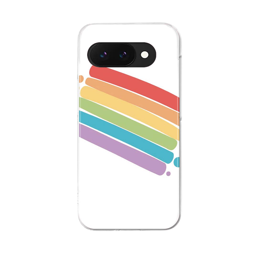 乐天商城 - Google Pixel 9a 用 ケース 6.3インチ ハードケース pixel 9a 対応 ケース カバー 031852 虹 カラフル