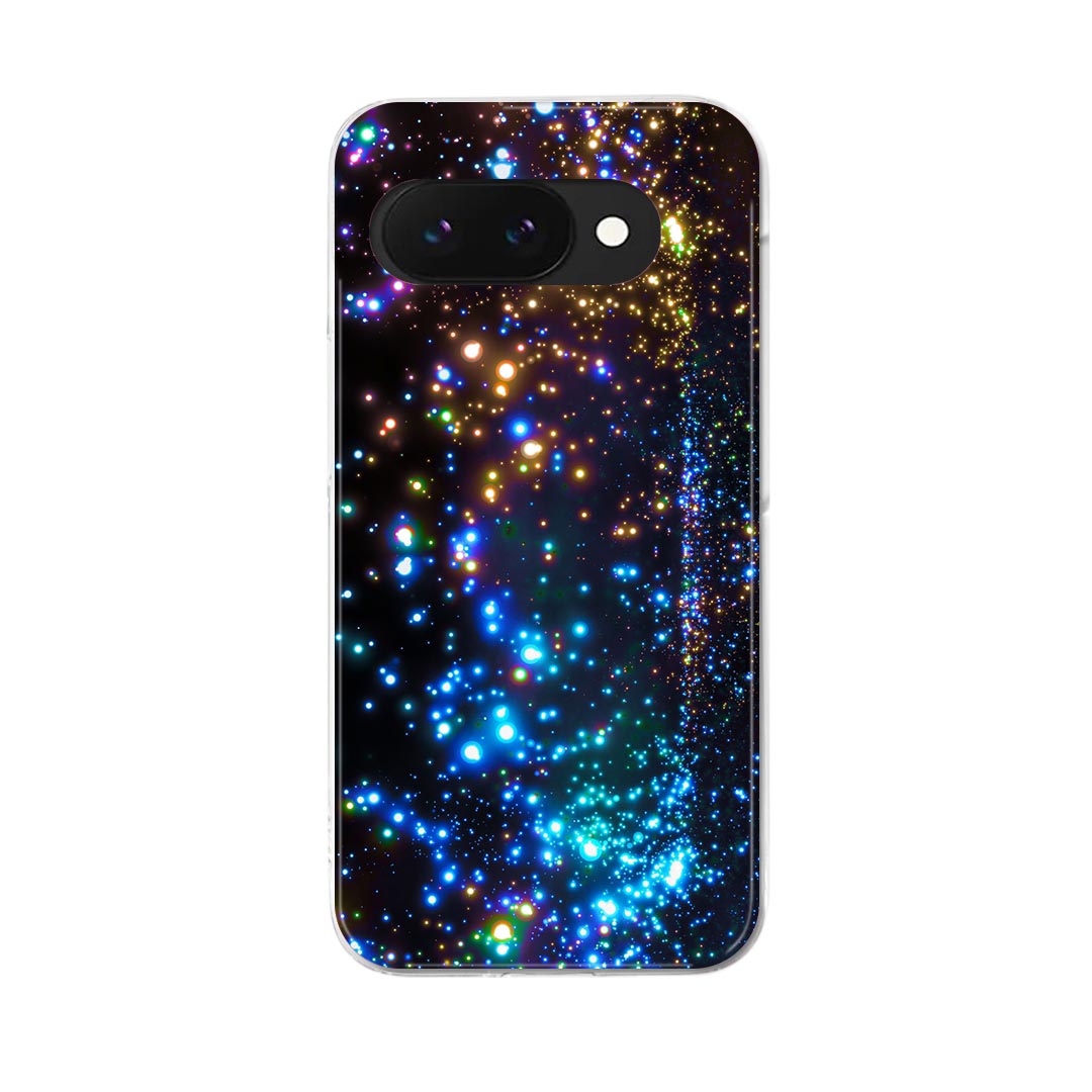 乐天商城 - Google Pixel 9a 用 ケース 6.3インチ ハードケース pixel 9a 対応 ケース カバー 010199 キラキラ　宇宙　カラフル