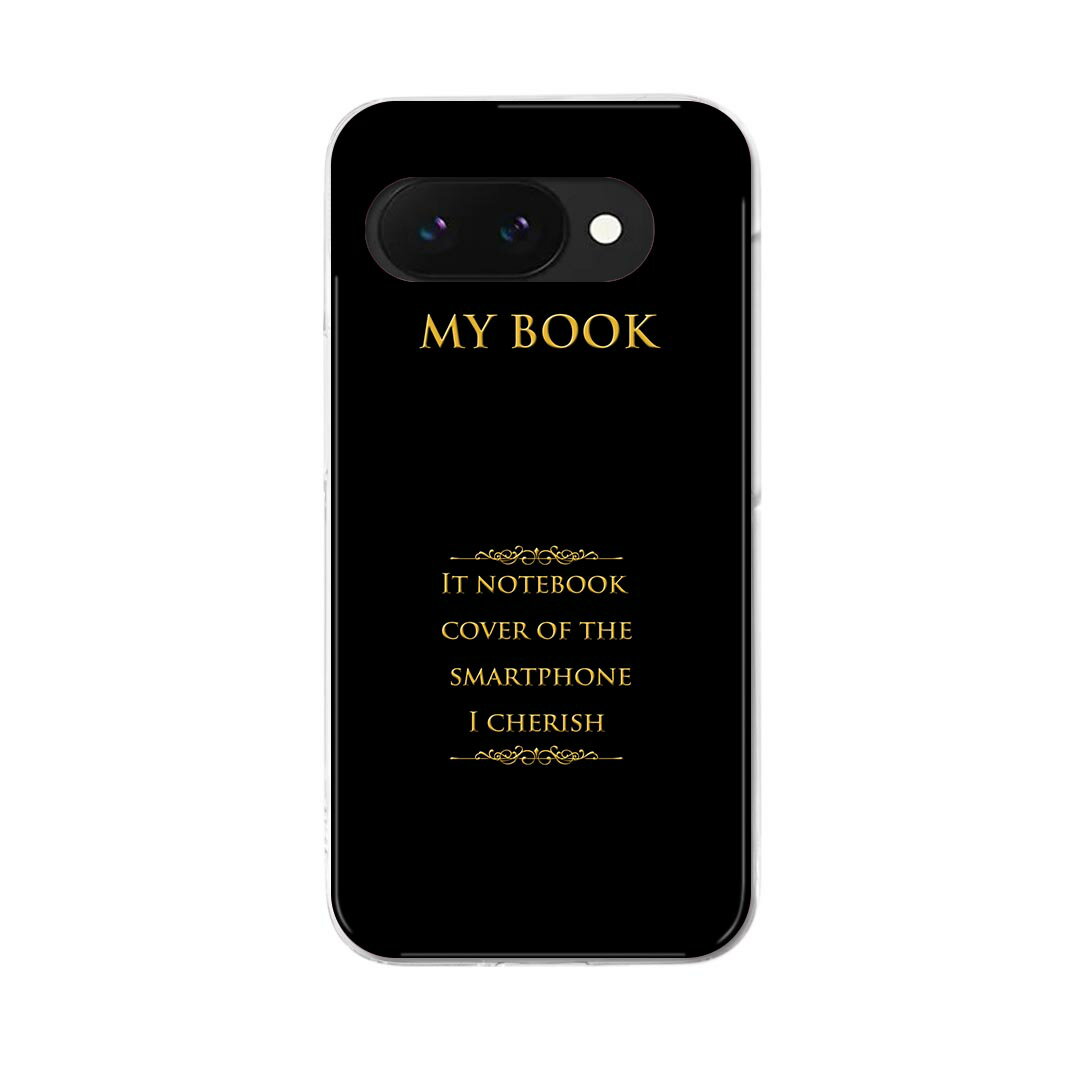 Google Pixel 9a 用 ケース 6.3インチ ハードケース pixel 9a 対応 ケース カバー 011341 本 英語 黒