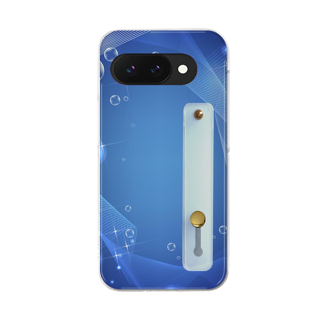 乐天商城 - 【送料無料】Google Pixel 9a 用 ハードケース スマホ ベルト付 スマホバンド 落下防止 シリコン スタンド機能付 スリム 背面 片手持ち カバー 携帯リング フィンガーリング 角度調整