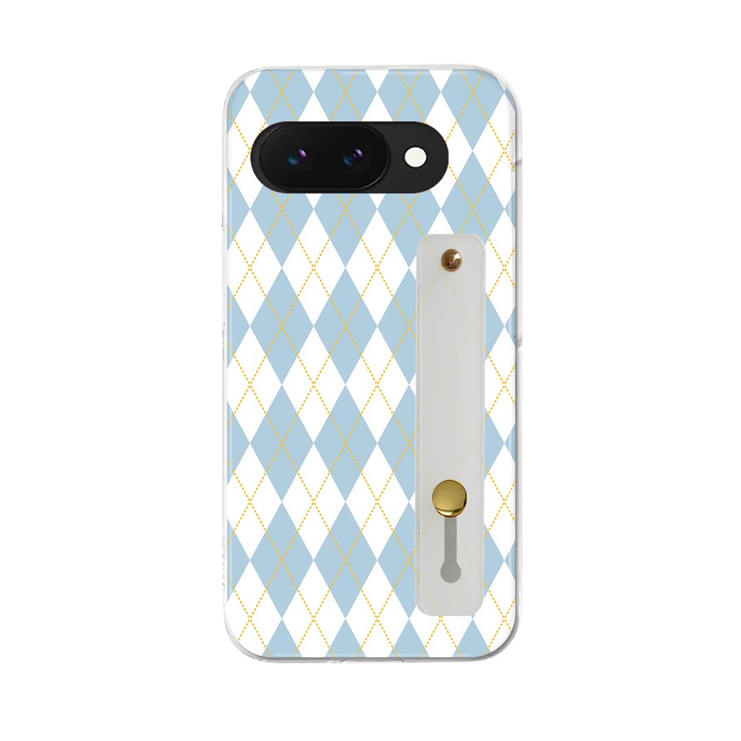 Rakuten - 【送料無料】Google Pixel 9a 用 ハードケース スマホ ベルト付 スマホバンド 落下防止 シリコン スタンド機能付 スリム 背面 片手持ち カバー 携帯リング フィンガーリング 角度調整