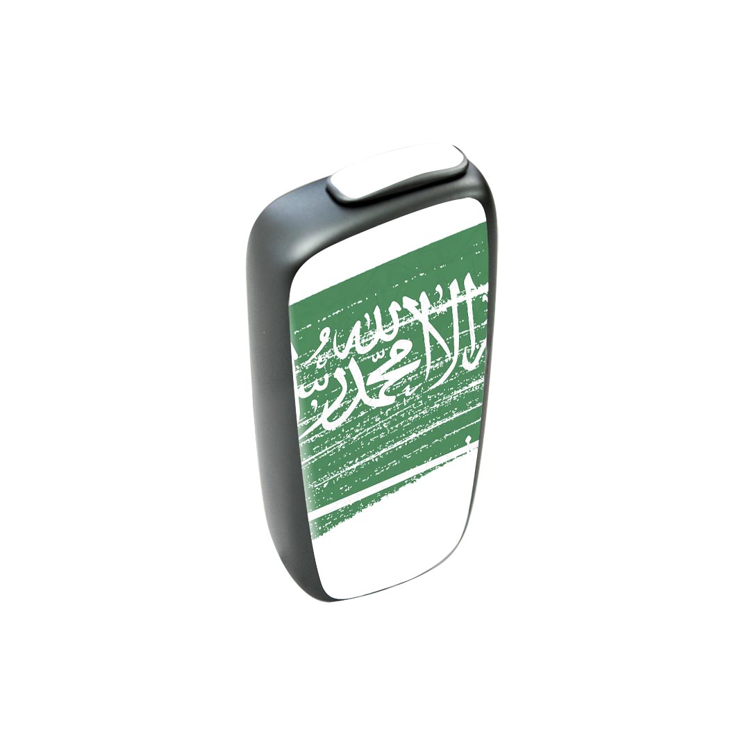 Ploom X / Ploom X ADVANCED 用スキンシール ステッカー 保護 フィルム プルーム エックス 用 デコ アクセサリー igsticker 国旗 saudi-arabia サウジアラビア 018552