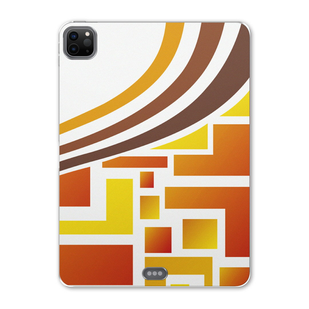 iPad Pro 11 第2世代 2020年版 用 ケース ソフト TPUケース A2228 A2068 A2230 対応 タブレットケース タブレットカバー 001927 ユニーク 模様　黄色　オレンジ