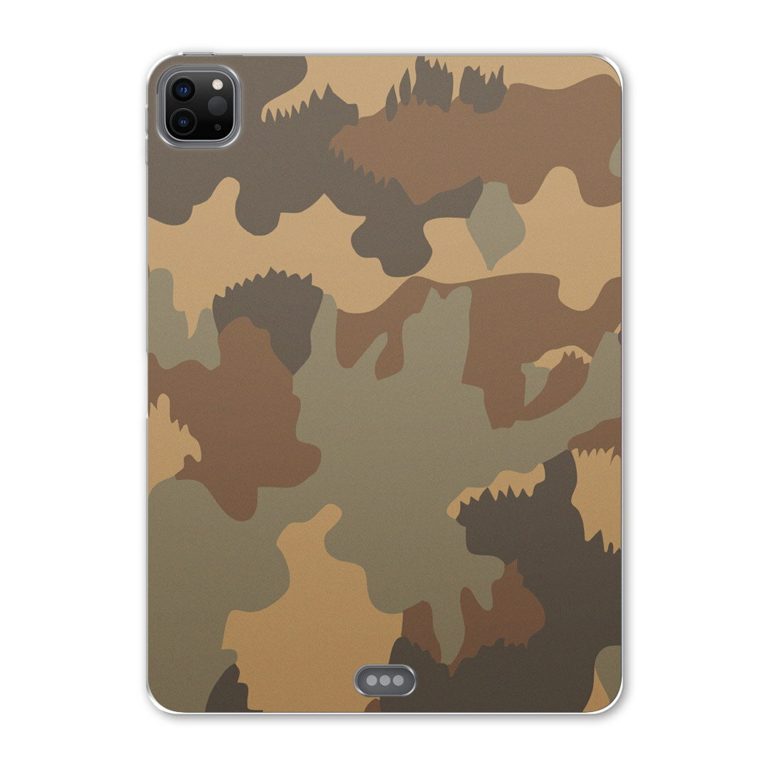 iPad Pro 11 第2世代 2020年版 用 ケース ソフト TPUケース A2228 A2068 A2230 対応 タブレットケース タブレットカバー 004388 その他 迷彩　カモフラ　模様
