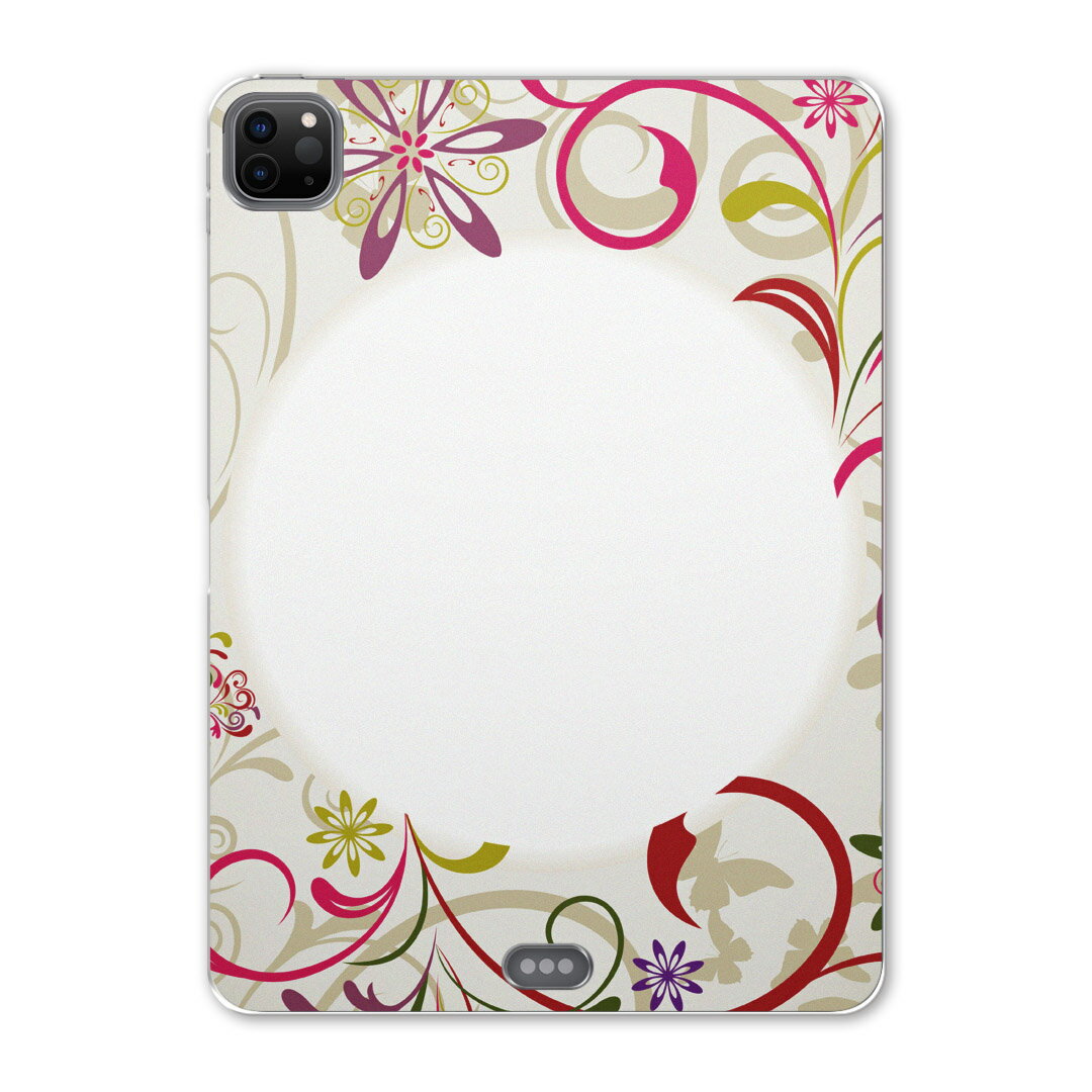 iPad Pro 11 第2世代 2020年版 用 ケース ソフト TPUケース A2228 A2068 A2230 対応 タブレットケース タブレットカバー 004480 ラグジュアリー 花　カラフル