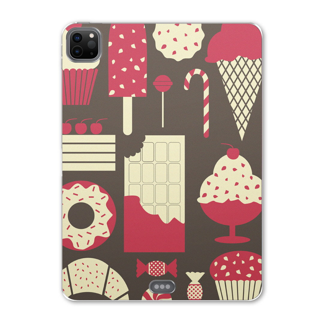 iPad Pro 11 第2世代 2020年版 用 ケース ソフト TPUケース A2228 A2068 A2230 対応 タブレットケース タブレットカバー 004829 ユニーク デザート　イラスト