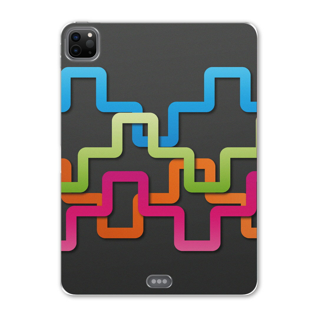 iPad Pro 11 第2世代 2020年版 用 ケース ソフト TPUケース A2228 A2068 A2230 対応 タブレットケース タブレットカバー 006236 その他 カラフル　模様(2.0)