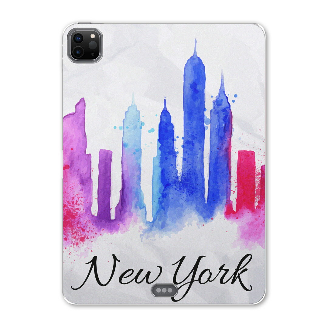 iPad Pro 11 第2世代 2020年版 用 ケース ソフト TPUケース A2228 A2068 A2230 対応 タブレットケース タブレットカバー 009586 風景　景色　外国　水彩