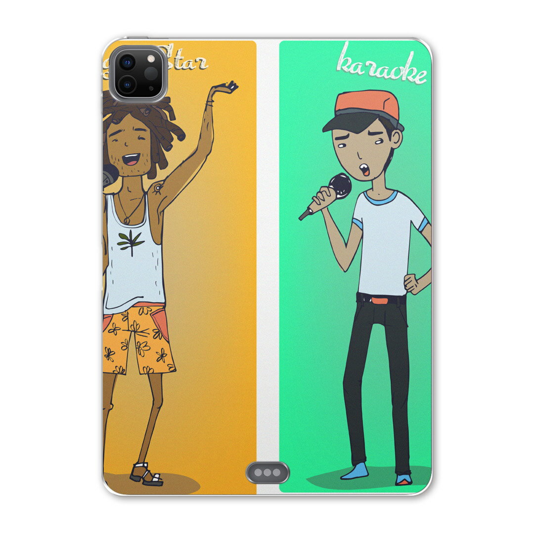 iPad Pro 11 第2世代 2020年版 用 ケース ソフト TPUケース A2228 A2068 A2230 対応 タブレットケース タブレットカバー 010873 レゲエ　人物　音楽