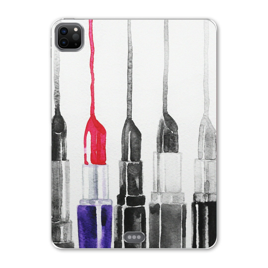 iPad Pro 11 第2世代 2020年版 用 ケース ソフト TPUケース A2228 A2068 A2230 対応 タブレットケース タブレットカバー 010913 メイク　口紅　化粧