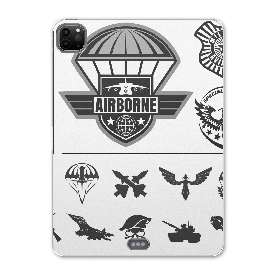 iPad Pro 11 第2世代 2020年版 用 ケース ソフト TPUケース A2228 A2068 A2230 対応 タブレットケース タブレットカバー 011510 アーミー　階級