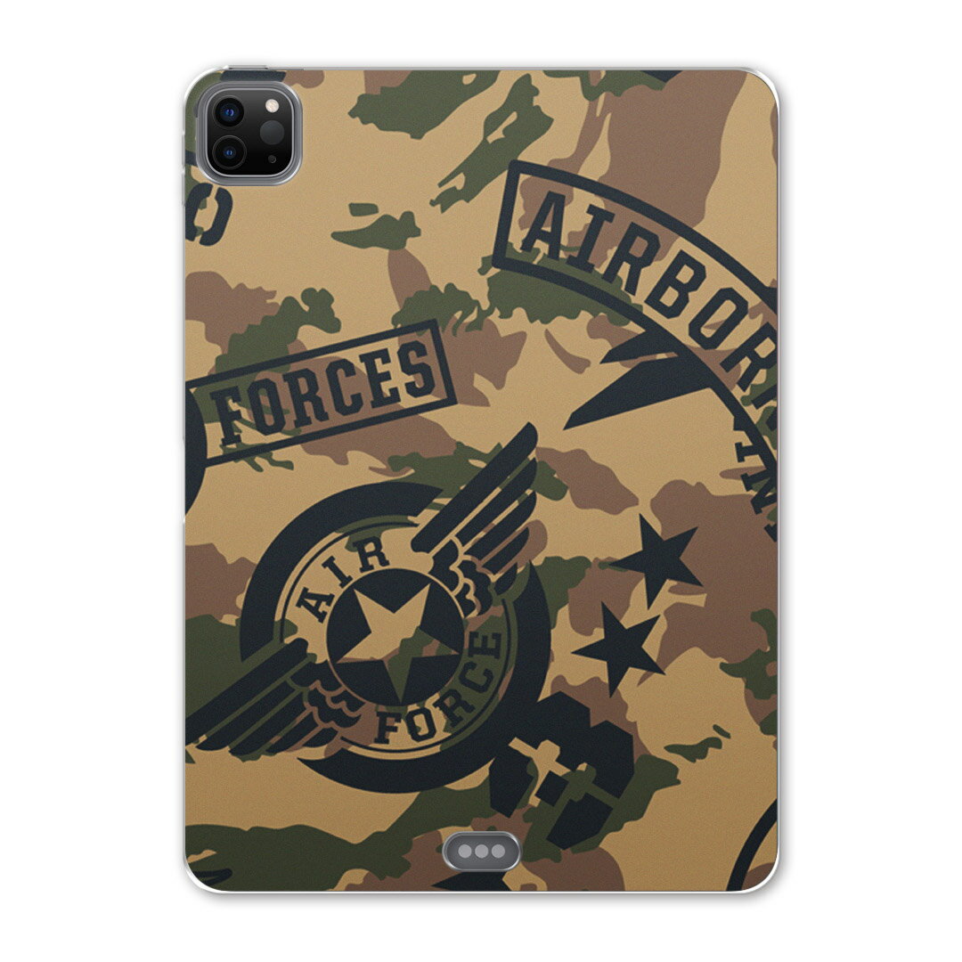 iPad Pro 11 第2世代 2020年版 用 ケース ソフト TPUケース A2228 A2068 A2230 対応 タブレットケース タブレットカバー 011605 アーミー　迷彩　カモフラ