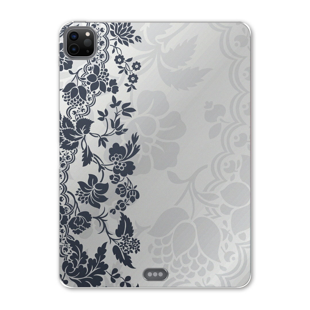 iPad Pro 11 第2世代 2020年版 用 ケース ソフト TPUケース A2228 A2068 A2230 対応 タブレットケース タブレットカバー 011744 花 シック エレガント