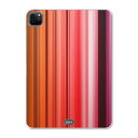 iPad Pro 11 第2世代 2020年版 用 ケース ソフト TPUケース A2228 A2068 A2230 対応 タブレットケース タブレットカバー 012199 ストライプ カラフル レインボー