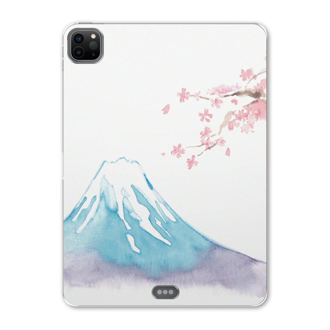 iPad Pro 11 第2世代 2020年版 用 ケース ソフト TPUケース A2228 A2068 A2230 対応 タブレットケース タブレットカバー 012914 富士山 桜 日本