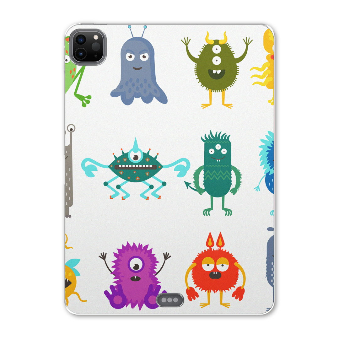 iPad Pro 11 第2世代 2020年版 用 ケース ソフト TPUケース A2228 A2068 A2230 対応 タブレットケース タブレットカバー 013165 宇宙　宇宙人